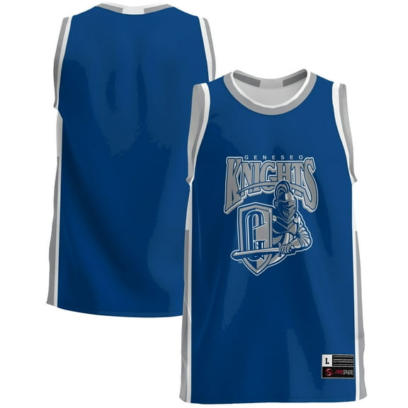 Men's GameDay Greats Blue SUNY Geneseo Knights Lightweight Basketball Jersey