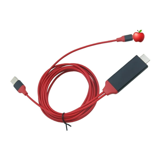 Adaptador de teléfono móvil Pisexur para hombres, cable de proyección, compatible con televisores de alta definición y pantallas iguales. Electrónica infantil, organizador de electrónica.