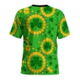 thumbnail image 4 of Ounisa Funny World Women's Holiday Tuxedo T-Shirts Graphic Short Sleeve Novelty Party Costume Top, 4 of 7