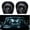 A#ghost face headrest covers, variant on Universal Elastic Car Headrest Covers 2 Pack, Ghost Face Auto Seat Protector with Upgraded Snug Fit, Soft Breathable Polyester Holiday Vehicle Interior Decor Accessories for Cars