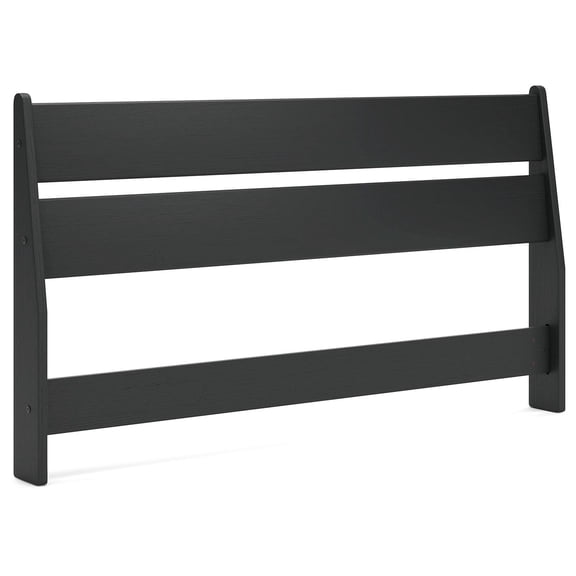 Signature Design by Ashley Socalle Queen Panel Headboard in Matte Black Finish