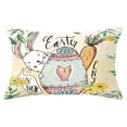 thumbnail image 1 of BotaniNest Easter Single-sided brushed peach skin Square Decorative Pillow Case Cover, 1 of 3
