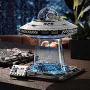 Space UFO Spaceship Building Sets, Galaxy Interstellar Spaceship Sets,Collection Creative Star Spaceship Building Kit for Animation Fans