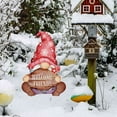 thumbnail image 6 of Christmas Yard Signs, Metal Gnome Santa Claus Reindeer Angel Stakes, Xmas Decorative Garden Stakes for Holiday Yard Lawn Outdoor Decoration, 6 of 9