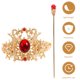 thumbnail image 3 of KAKOWELY Adorno De Dorado Vintage Con Para Looks Suaves Y Atractivos, 3 of 6
