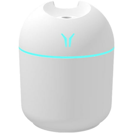 

250ML USB Air Humidifier Portable Air Diffuser with Colorful Night Lights Household Aroma Diffuser Aromatherapy Sprayer Essential Oil Diffuser for Bedroom Home Office Car