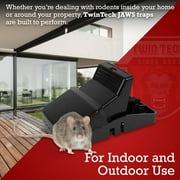 TwinTech Large Mouse Trap for Mice and Rats (6 Pack) - Durable Rat Traps - Reusable Mouse Traps - Hygienic Rodent Control - Traps Large Size for Rats - Mice Traps Indoor for Home and Outdoor