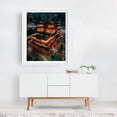 thumbnail image 2 of Ancient Serenity Amidst the Modern Skyline - Singapore Photography Nightlife Cityscape Architecture Skyline Buddha Travel Poster Neon Sign White Framed Wall Art Print 18 x 24 inches, 2 of 3