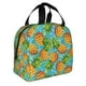 thumbnail image 2 of Easygdp Pineapple Bolsa Térmica Premium - Tela Oxford Impermeable, Gran Capacidad, Bolsillo Frontal, Unisex para Trabajo, Escuela, Actividades al Aire Libre y Picnics, 2 of 8