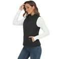 thumbnail image 3 of LK women's vest - Stand Collar Lightweight Padded Gilet for Women (Black-M), 3 of 8