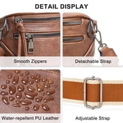 LATMAP Crossbody Sling Bag For Women&Men Brown