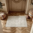 thumbnail image 2 of BERTHMEER 2x3 Washable Area Rug Beige Vintage Entryway Carpet Non-Slip Soft Low Pile Traditional Indoor Small Throw Rug for Bedroom Bathroom Entrance, 2 of 5