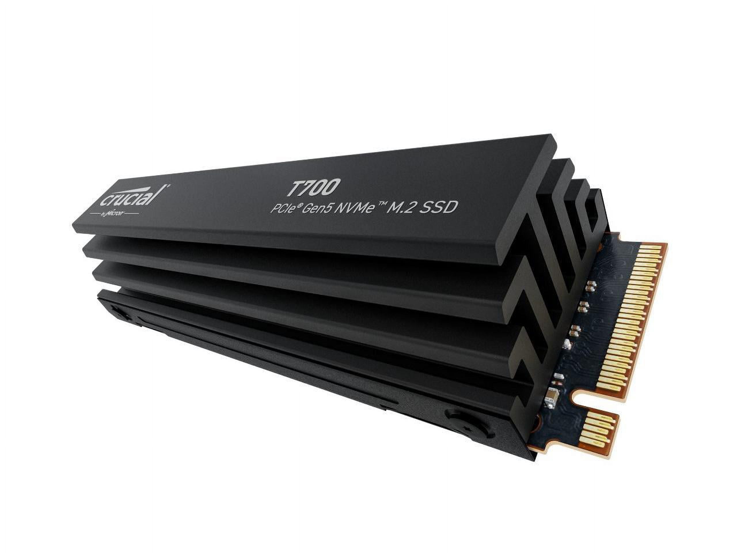 Crucial T700 GEN5 NVME M.2 SSD w/ Heatsink 2280 1TB PCI-Express