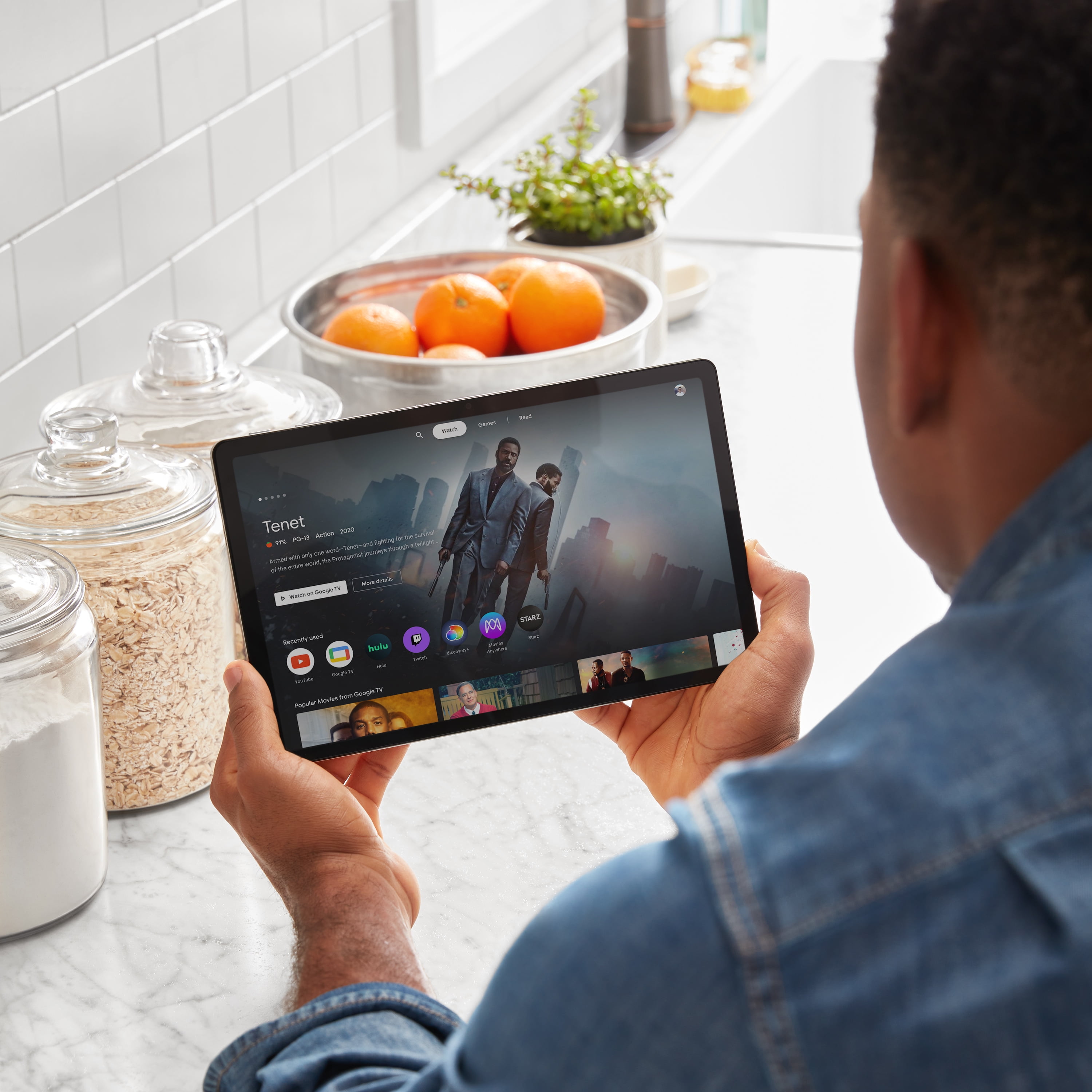 onn. 11" Tablet Pro, 128GB (2023 Model), Grey