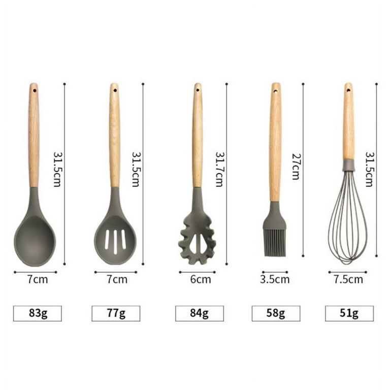 Smirly Silicone Kitchen Utensils Set with Holder: Silicone Cooking Utensils  Set for Nonstick Cookware, Kitchen Tools Set, Silicone Utensils for Cooking  Set Kitchen Set for Home Kitchen Accessories Set
