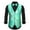 Green, variant on TKYCMSUAKI Mens Blazer Under $20,Suit Vest for Men Dressy Shiny Sequin Formal Dress Waistcoat Casual V Neck 3 Buttons Uniform Vest Slim Fit Dress Waistcoat With Pocket for Suit or Tuxedo