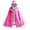 Hot Pink, variant on Gilrs Thicken Warm Velvet Cape Kids Princess Hooded Cloak Fancy Dress up Snowflake Cape