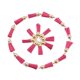 thumbnail image 1 of Minnieouse 100x colgante borla elegante accesorio de flecos para regalos y regalos DIY Tasse accesorio tapa dorada Accesorios de disfraces Rosa rojo-oro, 1 of 6