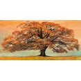 thumbnail image 2 of Eelder, Jan 32x18 Black Ornate Wood Framed with Double Matting Museum Art Print Titled - Oak, 2 of 4