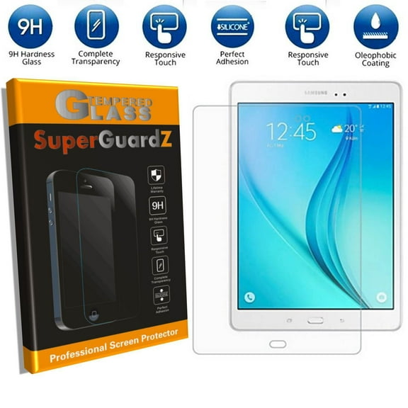 For Samsung Galaxy Tab S2 9.7 / Tab S3 9.7 - SuperGuardZ Tempered Glass Screen Protector [Anti-Scratch, Anti-Bubble]   2 Stylus Pen