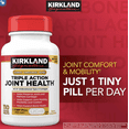 Kirkland Signature Triple Action Joint Health, 110 Coated Tablets