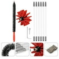 thumbnail image 3 of MasteelfCA 1 Set Flexible Dryer Vent Brush Cleaning Kit Lint Remover Chimney Brushes 6 Rods, 3 of 7
