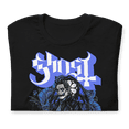 thumbnail image 2 of Ghost - Blue Roses Unisex T-Shirt - Black - Small, 2 of 7