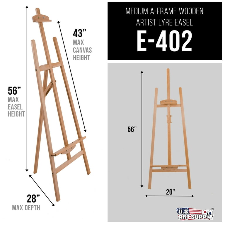 Nicpro Painting Easels for Display, Adjustable Height 17 to 63