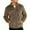 #H-Khaki, variant on GuangCheng Fuzzy Sherpa Fleece Jackets for Men Full Zip Up Mock Collar Long Sleeve Fall Winter Sweatshirts,S-2XL