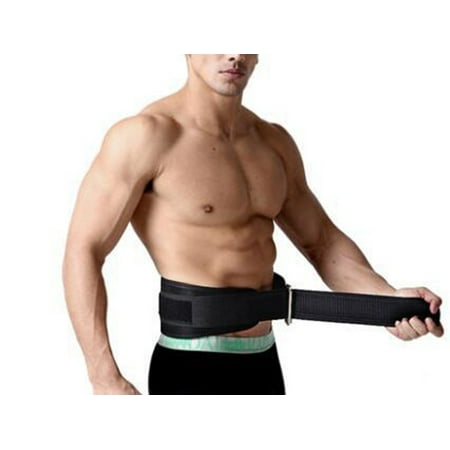 Men's Weightlifting Belt, Adjustable Waist Trimmer Belt for Crossfit Musculation Training Bodybuilding Exercise Fitness