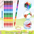 thumbnail image 3 of Libros para colorear BenLouis 24 Spring con 24 crayones apilables para niños, 3 of 7