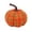 Style 547, variant on Knitted Pumpkin Decoration, Orange Crochet Style PP Cotton Stuffed Fall Tabletop Ornament, Autumn Harvest Centerpiece Prop, 5 Inch