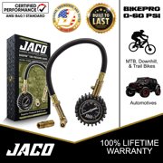 JACO BikePro Presta Tire Pressure Gauge - 60 PSI | Presta/Schrader (Mountain Bikes)