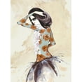 thumbnail image 2 of Jones, Eli 25x32 Black Ornate Wood Framed with Double Matting Museum Art Print Titled - Fashion Lady II, 2 of 4