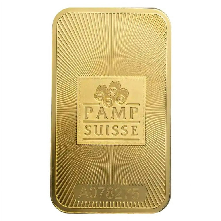 PAMP Suisse 1 oz Gold Bar, .9999 Fine Gold, Sealed Assay