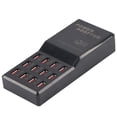 thumbnail image 4 of Hub De Carga USB, Cargador Rápido Hub De Estación De Carga USB Negro, Cargador De Plástico De Súper Compatibilidad Para Todos Los Teléfonos Universales Globales, 4 of 7