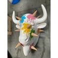 thumbnail image 4 of Ice Cream Buffalo Bison Head Life Size Statue, 4 of 7