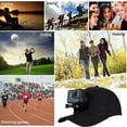 thumbnail image 5 of Camera Mount Ducktail Hat Baseball Cap with J-Hook Mount for Gopro 8 7 6 5 4 3 Accessories, 5 of 9