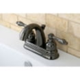 thumbnail image 2 of NB5610AL Water Onyx 4 inch centerset lavatory faucet with ABS/Brass pop up drain, Black Nickel, 2 of 5