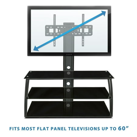 Mount-It! - Single Monitor Arm Desk Mount - Black