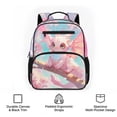 thumbnail image 6 of Uorisanigo Pink Floral Dragon Backpack for Girls School Elementary Bookbag Large Capacity Lightweight Daypack with Side Pocket for Camping Outdoor Hiking, 6 of 7