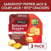 Sargento Balanced Breaks Cheese & Crackers, Pepper Jack & Colby-Jack Cheeses and RITZ