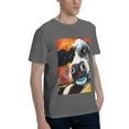 thumbnail image 2 of Bingfone Cow Men'S Loose Fit Short-Sleeve Pocket T-Shirt, 2 of 7