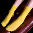 thumbnail image 2 of Men Women Soft Nylon Breathable Silky Socks 25cm Oily Socks Ultra Thin Socks NUDE, 2 of 8