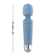 thumbnail image 3 of Shibari Mini Halo Personal Massage Wand, Powder Blue, Full Body, 3 of 3