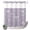 Dusty Purple, Lilac, Milk White, Mauve, variant on No Hook Shower Curtain, Grey Butterfly Botanical Shower Curtains for Bathroom with See Through Top Window, Summer Plants Line Art Waterproof & Washable Bath Curtain Extra Long 72"x96"