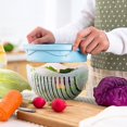 thumbnail image 4 of Salad Cutter Bowl Cuts Fruit Vegetable Chopper Salad Slicer Maker, Make In 60 Seconds, Kitchen Tools, 4 of 5