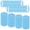 Cambridge Blue, variant on 60 Pcs Pink Silicone Bracelets for Men Women, Breast Cancer Awareness Rubber Wristbands