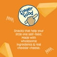 thumbnail image 5 of Earth's Best Organic Teething Crunchy Sticks Cheddar Cheese Puffed Baby Snack, 0.56 oz Bag, 5 of 14