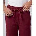 thumbnail image 5 of Real Essentials 3 Pack: Girls' Fleece Open Bottom Soft Athletic Performance Casual Sweatpants(Ages 7-16), 5 of 7